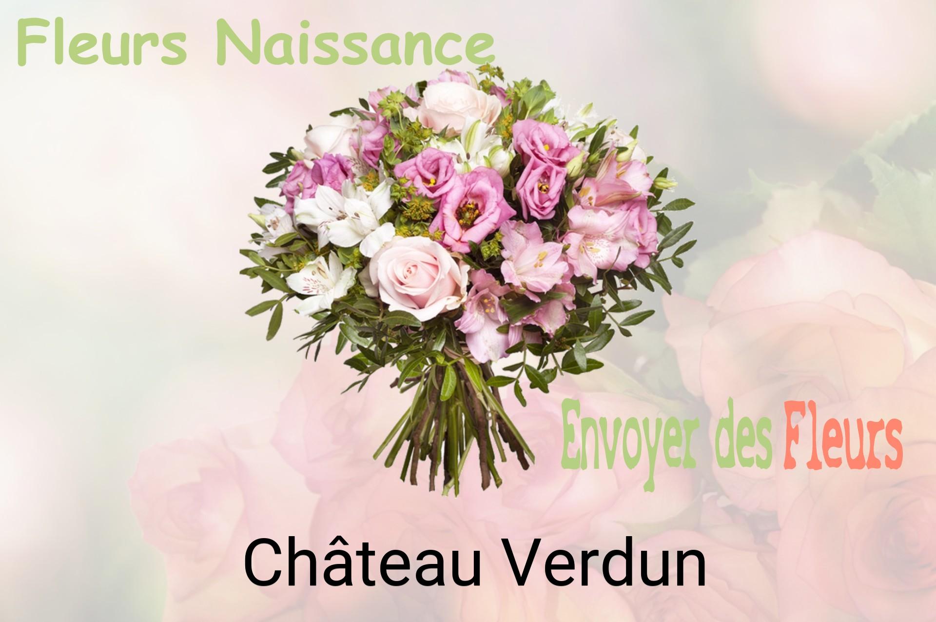 Bouquet de fleurs de naissance livré à Château-Verdun